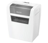 Leitz IQ Home 80340000 - Destructora de papel (7-6 hojas, 70-80 g/m², 15 litros, silenciosa y compacta), color blanco