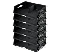 Leitz Jumbo Sorty Tray A3 Black - Bandeja de escritorio (499 x 380 x 127 mm, Negro)
