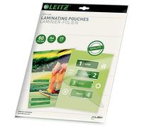 Leitz Leitz 16917 - Láminas para plastificar (25 unidades, A4 apaisado, 80 micras)