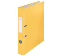 Leitz Lever Arch File, 350 Sheet Capacity, 50 mm Spine, Cosy Range, A4, Warm Yel