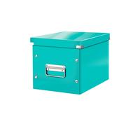 Leitz Medium Storage Cube, Ice Blue, Click and Store Range, 61090051 Medium Ice