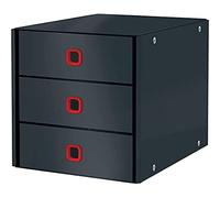 Leitz Módulo de Clasificación Click & Store, 3 Cajones para Archivar Papeles y Documentos, Archivador de Cartón Tamaño A4 con 3 Alturas para el Hogar/Oficina, Gama Cosy, Gris Terciopelo, 53680089