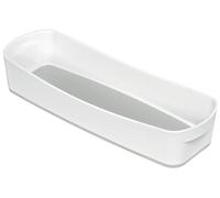 Leitz MyBox Bandeja organizadora larga, acabado mate, caja de almacenamiento impermeable, sin BPA y apta para alimentos, blanco/gris, 52581001