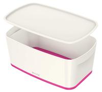 Leitz MyBox Pequeña con tapa, Caja de almacenaje para casa o la oficina, 5 litro