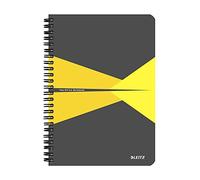 Leitz Office - Cuaderno Cuadriculado con Tapas, A5, Amarillo