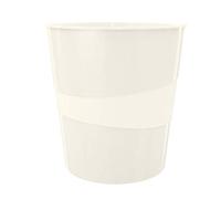 Leitz WOW Waste Bin Poliestireno Blanco