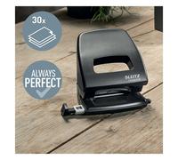 Leitz Hole Punch NeXXt Recycle 30sh black