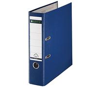 Leitz Plastic Lever Arch File A4 80mm 180° Blue Azul carpeta