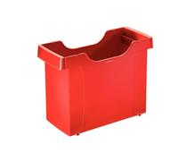 Leitz Plus Poliestireno Rojo archivador organizador - Organizador de almacenaje (Poliestireno, Rojo, A4, Apaisado, 1 cajón(es), Carpeta colgante)