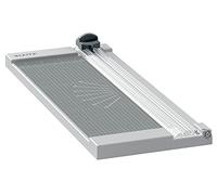 Leitz Precisión Cortadora de Papel A4 para Casa, Corta hasta 8 Hojas, Longitud de Corte 305mm, Cuchilla Integrada y Guía de Corte, 90250000
