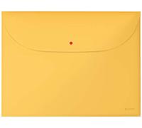 Leitz Priv. - Funda para cartera (A4, 3 unidades), color amarillo cálido