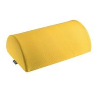 Leitz Reposapies de Oficina Ajustable para Piernas y Rodillas, Alivia el Dolor de Hombros y Espalda, Fabricado con Espuma y Funda de Tela, Gama Ergo Cosy, Amarillo Cálido, 53710019