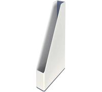 Leitz Revistero, A4, Gama WOW, Bicolor, Blanco/Gris Metalizado, 53621001