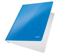LEITZ Schnellhefter WOW, DIN A4, Karton, blau metallic