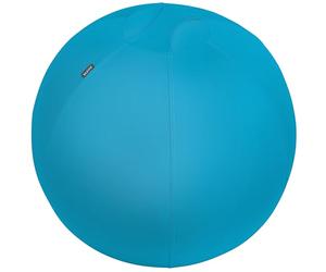 Leitz Silla de Pelota de Yoga, Silla Activa Ergonómica de Escritorio, 65cm de Diámetro, Incluye Funda de Tela, Inflador Manual y 2 Conectores, Gama Ergo Cosy, Azul Suave, 52790061