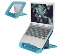 Leitz Soporte Ajustable para Portátil, Convertidor Elevador de Escritorio, Soporte Compacto para Portátil con 4 Alturas, Gama Ergo Cosy, Azul Calmado, 64260061