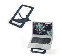 Leitz Soporte Elevador para Ordenadores Portátiles de Aluminio Ultra-Fino, 5 Posiciones de Altura y Ángulo Predeterminadas, Portátiles/Tablets de 10'' a 17'', Gama Ergo, Gris Oscuro, 63460089