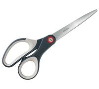 Leitz Tijeras de Oficina para Ambidiestros, Acero Inoxidable con Recubrimiento de Titanio, Ultra Afiladas y Gran Precisión de Corte, Agarre Ergonómico, Casa y Oficina,Gris Terciopelo, 53320089