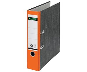 LEITZ Wolkenmarmor-Ordner, 180 Grad, DIN A4, 80 mm, orange