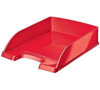 Leitz Wow 52263023 - Bandeja organizadora para Cartas, tamaño A4, Color Rojo, 52263026