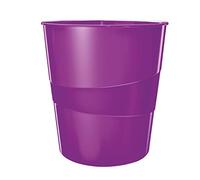 LEITZ 52781062 - Papelera WOW 15l violeta
