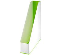 Leitz WOW 53621054 Duo Colour - Revistero (4 unidades), color verde
