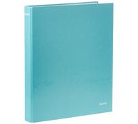 Leitz WOW - Carpeta de anillas plastificada, A4, Azul, 1 unidad