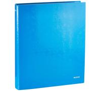 Leitz WOW - Carpeta de anillas plastificada, A4, Azul Metalizado, 1 unidad