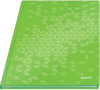 Leitz Wow - Cuaderno de tapa rígida, A4, Verde