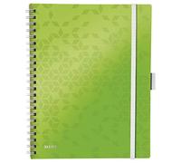 Leitz Wow - Cuaderno de tapa rígida, A4, Verde