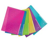 Leitz Wow - Funda, tamaño A4, 6 unidades, varios colores