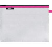 Leitz WOW Funda de viaje, Impermeable, Translúcida, Organización y Almacenamiento Visibles, Grande (A4) - Rosa