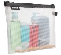 Leitz WOW Funda de viaje para Cosméticos, Impermeable, Bolsa de Aseo, Perfecta para Viajes, 24x17x3 cm - Negro