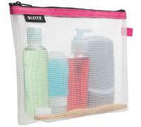 Leitz WOW Funda de viaje para Cosméticos, Impermeable, Bolsa de Aseo, Perfecta para Viajes, 24x17x3 cm - Rosa