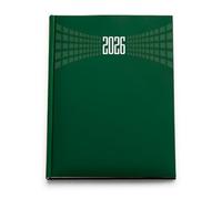 LEIVESTE Agenda diaria 2026 A5 | Agenda 2026 enero-diciembre | Organizador diario con intervalos de 30 minutos | Formato grande 15 x 21 cm (verde oscuro)