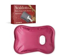 LEIVESTE - Bolsa de agua caliente eléctrica, calentador eléctrico para manos y cuerpo, bule de agua caliente segura con cargador para dolores e invierno (burdeos)