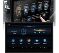 LEIYI Monitor De Reposacabezas De TV para Coche, Pantalla TáCtil De 13,3 Pulgadas, Reproductor De VíDeo De PelíCula De Tableta, Android 9,0 4K 1080P WiFi Bluetooth USB Hdmi Airplay,Black-32G