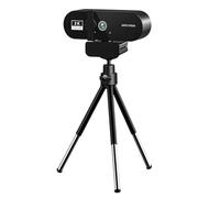 LEIYTFE HD Streaming Webcam con Micrófono para Escritorio, Enfoque Automático Cámara Web con Lente Gran Angular De 120° para Portátil Micrófono Cancelador De Ruido Video Conference Webcam(2K+Tripod)