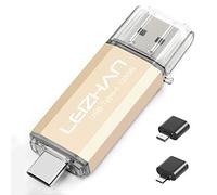 Leizhan Type-C - Memoria USB 3.0 para Samsung Galaxy S9, S9 Plus, Note 9, S8, S8 Plus/Xiaomi 6/OnePlus 3/Pixel XL/Nexus 5X/LG G5 G6/HTC 10/Huawei Mate 9, P20 (256 GB, 128 GB, 64 GB, 32 GB) (128.00GB)