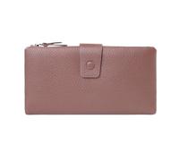 Lejdi Bolsos de Mano for Mujer Carteras Clips for Billetes de Piel auténtica Tarjeteros Monederos Bolsos de Noche Organizadores de Dinero de Piel de Vaca(Purple)