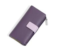 Lejdi Carteras de Mujer Clips de Cuero for Billetes Bolsos de Noche Monederos Carteras de Mano Estuches for Tarjetas Bolsos de Noche(Purple)