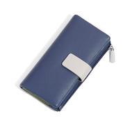 Lejdi Carteras de Mujer Clips de Cuero for Billetes Bolsos de Noche Monederos Carteras de Mano Estuches for Tarjetas Bolsos de Noche(Blue)