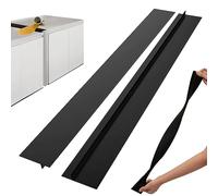 Lejelyma 2 cubiertas de silicona para huecos de estufa, 21 pulgadas de largo, resistente al calor, reutilizable, sellan derrames entre encimera, estufa, horno