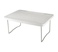 Lejelyma Bed Desk, Portable Folding Lap Desk with Stand Groove, Heavy Duty Bed Tray for Eating Reading Working