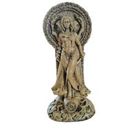 Lejelyma Hecate - Estatua de resina de 7 x 3 pulgadas, estatua de diosa Hekate, brujería, altar, manualidades, decoración creativa de escritorio