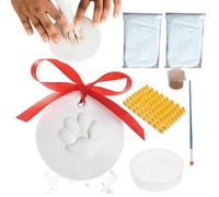 LejeMaek Kit de Estampado de Pata para Perros, Kit de Adornos de Estampado de petición de Mascotas de bebé, Kit de impresión de impresión de petidos de pama de Arcilla de Bricolaje para Perros