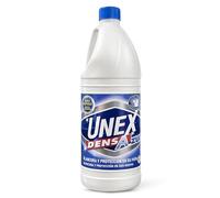 Lejía Densa Azul, ideal para blanquear y desodorizar ropa y superficies del hogar como suelos, azulejos, baños y cocinas, evitando salpicaduras y desinfectando a fondo, Contiene 1 botella de 2 Litros