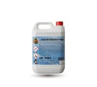 Lejía Detergente con Aroma a Pino, Limpiador Multiusos para Hogar y Comunidades, Garrafa de 5 L