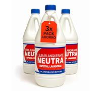 Lejía para Ropa • Blanqueante Neutra Especial Lavadora • Blanco Puro • Pack Ahorro de 3 Unidades