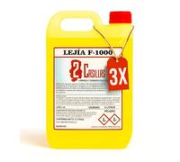 Lejia Profesional 5L Desinfectante Superficies Hogar Baño Cocina Azulejos Suelos Pack Ahorro 3 Garrafas Limpieza Total Antibacteriana Higienizante Elimina Olores Fungicida Sin Restos Cloro
